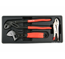 Вклад до інструментальної шафи YATO, з затискними і переставними кліщами, розвідним ключем, 3 елем.