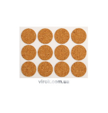 Протектор самоклеючий корковий VOREL, 28мм, набір 12шт [60/720]