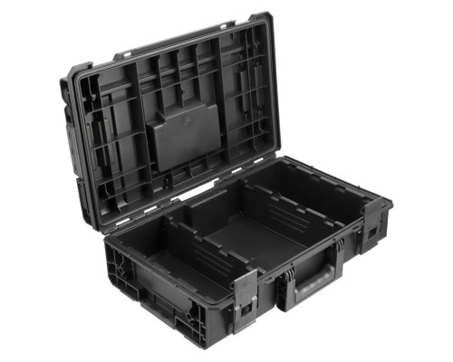 Ящик для інструментів модульний 19V S1 YATO 2 перегородки, 584x385x165 мм, пластиковий [1]