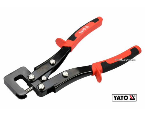 Кліщі для з'єднання металевих профілів t≤ 0.8 мм YATO : L= 280 мм [6/24/432]