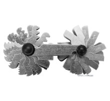 Різьбомір метричний 60° і WHITWORTH 55° YATO з 52 шаблонами в діапазоні 0,25- 6,0 мм і 4-62 [20/200]