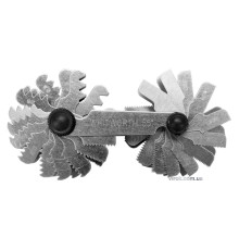 Різьбомір метричний 60° і WHITWORTH 55° YATO з 52 шаблонами в діапазоні 0,25- 6,0 мм і 4-62 [20/200]