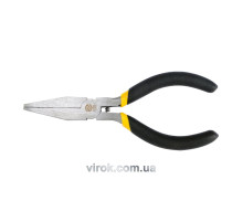 Щипці - плоскогубці міні VOREL : гнуті, L= 120 мм, з ізольованими ручками [12/120]