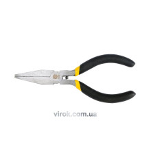 Щипці - плоскогубці міні VOREL : гнуті, L= 120 мм, з ізольованими ручками [12/120]