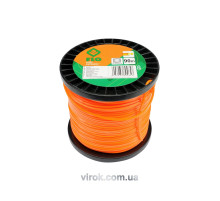 Жилка для тримера квадрат із серцевиною на котушці FLO 2,4 мм х 90 м [10]