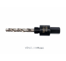 Держатель со сверлом YATO : HEX, Ø= 1/2", для кольцевых пил Ø=19-29 мм [25/100]