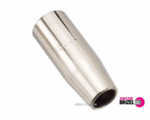 Сопло конічне ABICOR BINZEL : Ø12 мм, L= 53 мм, для пальників МВ14/МВ15 GRIP