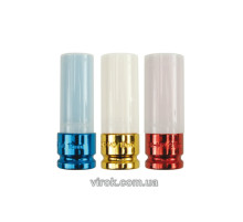 Головки YATO для алюмінієвих дисків, з квадр. 1/2", М=17;19;21мм,  [12/24]