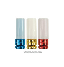 Головки YATO для алюмінієвих дисків, з квадр. 1/2", М=17;19;21мм,  [12/24]