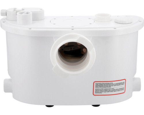 Помпа фекальна до унітазу від мережі 230В FALA : P= 400 Вт, з подрібнювачем, на висоту 6 м, 100 л/хв