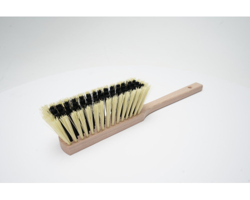 Щітка для змітання ручна VIROK 260 х 30 x 75 мм 3-рядна, промислова термопластик чорно-бежева