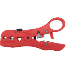 Знімач ізоляції провідників і кабелів YATO L= 125 мм типів STP, UTP, RG59, RG6, RG7, RG11 [6/48]