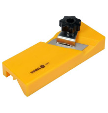 Рубанок крайковий по г/к плитах VOREL t= 15, 18 мм, кут обробки 45°, 90° ABS пластиков, 148x55x24 мм