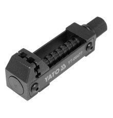 Натягувач сталевих хомутів YATO гвинтовий з квадратом 3/8 ", розвід- до 40 мм гвинт Ø= 14 мм [10/40]