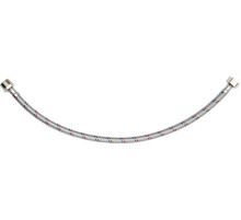 Шланг водопровідний з опліткою з нерж сталі FALA l= 500 мм, Ø= 8/12, з'єднання М-1/2" х F-1/2" 1 МПа