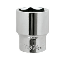 Головка торцева YATO: квадрат 1/2" х 1-1/8", L= 44 мм, з хром-ванадію