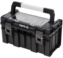 Ящик для інструментів YATO, з органайзером з 5 комірками, 450х260х240 мм, пластиковий корпус [1]