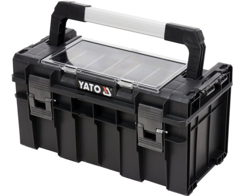 Ящик для інструментів YATO, з органайзером з 5 комірками, 450х260х240 мм, пластиковий корпус [1]