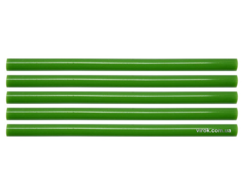 Стержни клеевые YATO Ø=11,2 х 200 мм, зеленые.уп. 5 шт. [40/120]