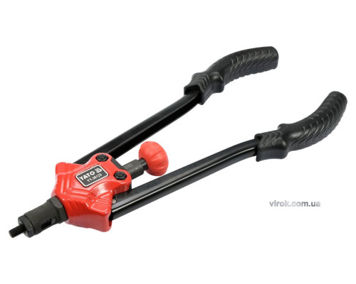 Заклепочник дворучний YATO для нітогайок М3-12 мм, l=360 мм [6/72]