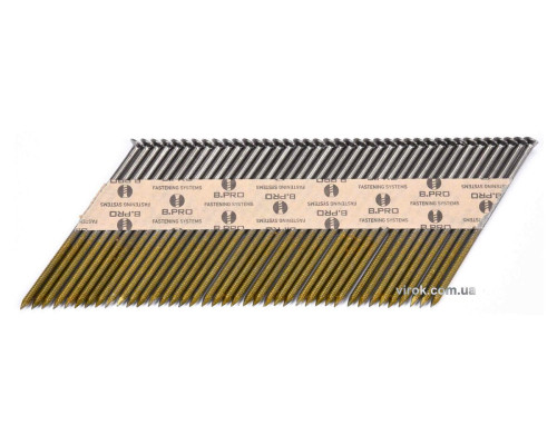 Цвяхи до пневматичного пістолета VOREL : L=75 мм, Ø=2.8 мм, кут-34°, 3000 шт. (YT-0923) [1]