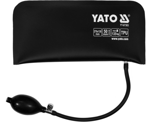 Подушка монтажная, надувная YATO для погрузки - 135кг, высоты - 50 мм, габариты - 270х130 мм [48]