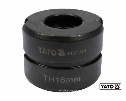 Насадка для прес-кліщів YT-21735 YATO : TH16 мм [50]