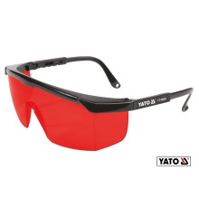 Окуляри червоні YATO для роботи з лазерними приладами [80]