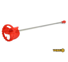 Міксер для фарб пластиковий оцинкований VOREL : Ø80 х 500 мм, HEX 8 мм [10]