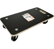 Тележка-платформа YATO 575х300х18 мм на 4 колесах Ø=75 мм, нагруз.- 200 кг, h=110 мм [6]