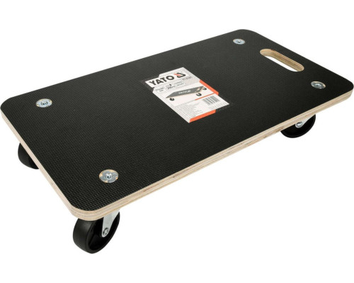 Візок-платформа YATO 575х 300х 18 мм на 4 колесах Ø= 75 мм, навантаж.- 200 кг, h= 110 мм [6]