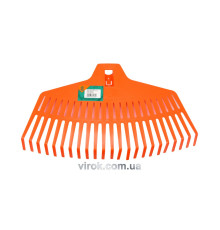 Граблі FLO тип "віяло" пластмасові -23 зубця, L-430 мм [10]