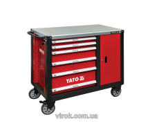 Шафа-візок для інструментів YATO з 6 шуфлядами, 1000x 1130x 570 мм [1]