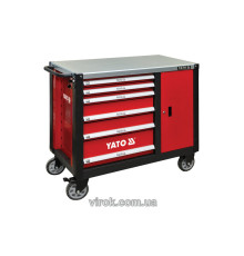 Шафа-візок для інструментів YATO з 6 шуфлядами, 1000x 1130x 570 мм [1]