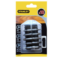 Набор отверточных насадок STANLEY с магнитным держателем, 10 шт.