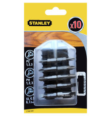 Набір насадок викруткових STANLEY з магнітним тримачем, 10 шт. DW