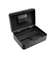 Скринька для грошей з цифровим замком VOREL чорна, 250х 180х 90 мм [10]