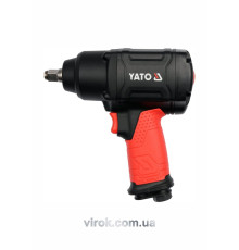 Гайковерт ударний пневматичний YATO : квадрат 1/2", F=1150 Nm [10]