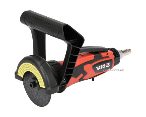 Різак пневматичний, ручний YATO для диска Ø= 75/9.5 мм, Ø= 1/4", 8 Bar, 170 л/хв [20]