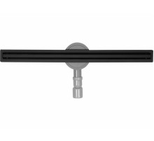 Трап напольный из нержавеющей стали, черный FALA SLIM BLACK; 90х 3х 7 см, сифон-56 мм [5]