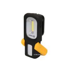 Ліхтар COB LED акумуляторний VOREL : діодний (3Вт) 100Lm, Li-Ion 3.7 В, 800 A/Год, 5 режимів [12/48]