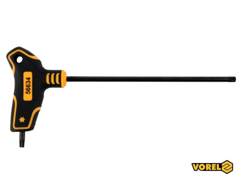 Ключ TORX VOREL : тип "Т", Т27 x 150 x 90 мм, Cr-V 6150 [24/192]