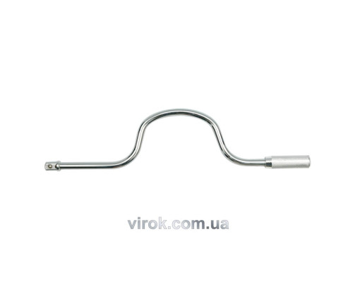 Вороток дуговий (коловорот) для торцевих головок VOREL з квадр. 1/2", l= 400 мм [40]