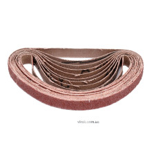 Стрічка шліфувальна YATO; 10х330 мм, P120, нескінченна до пневмошліфмашини YT-09741; уп. 10 шт.[100]