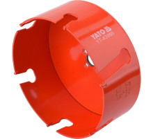 Сверло корончатое по силикату, керамике, плитам OSB YATO: Ø127x60 мм, резьб. крепл.- 5/8"-18UNF [2]