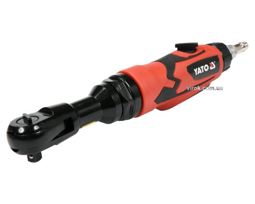 Тріщатка пневматична YATO : квадрат- 1/2", F= 80 Нм, спож. повітря- 142 л/хв, тиск- 6.3 Bar [12]