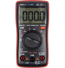Мультиметр TRUE RMS електричних параметрів YATO з LCD-цифровим діапазоном 9999 [100]