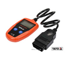 Тестер диагностический OBD2 автомобиля YATO с LCD-дисплеем [10]