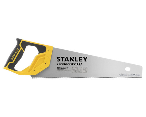 Ножівка по дереву STANLEY "Tradecut" : L= 380 мм, 11 зубів/1"