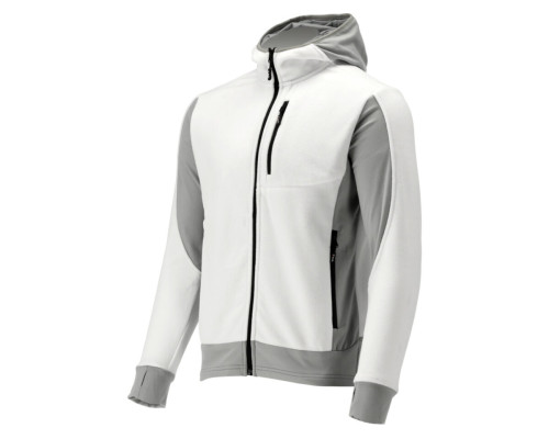 Худой флисовый из полиэстера YATO размер S, бело-серый, 5 карманов [20]